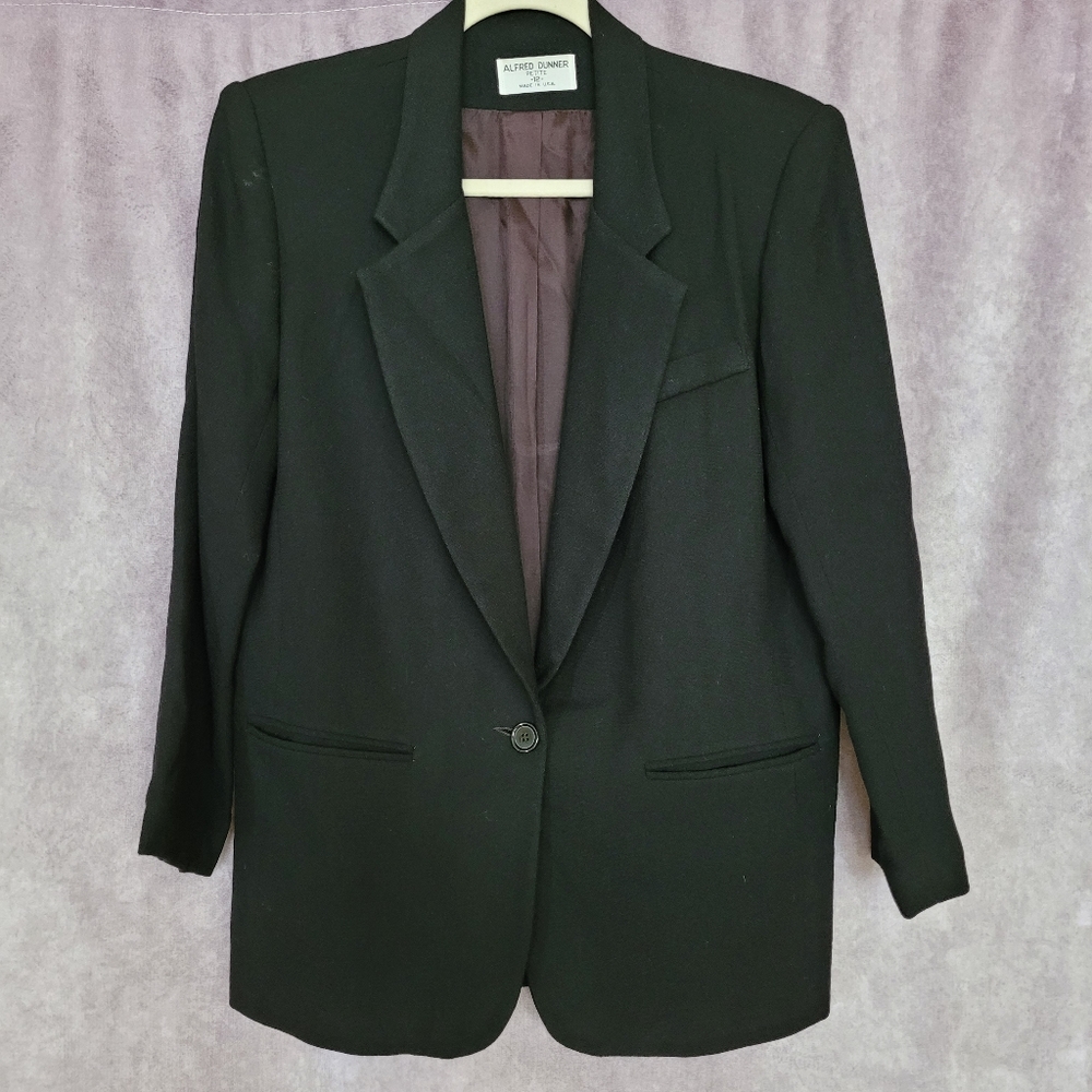 Alfred Dunner  12P, black suit